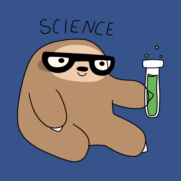 Science Sloth by saradaboru