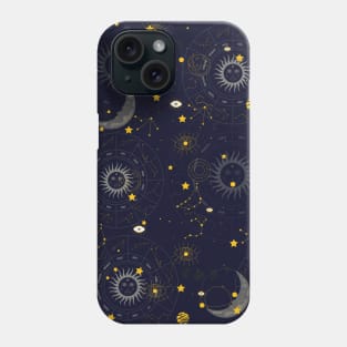 galaxy space art pattern cute milky way Phone Case