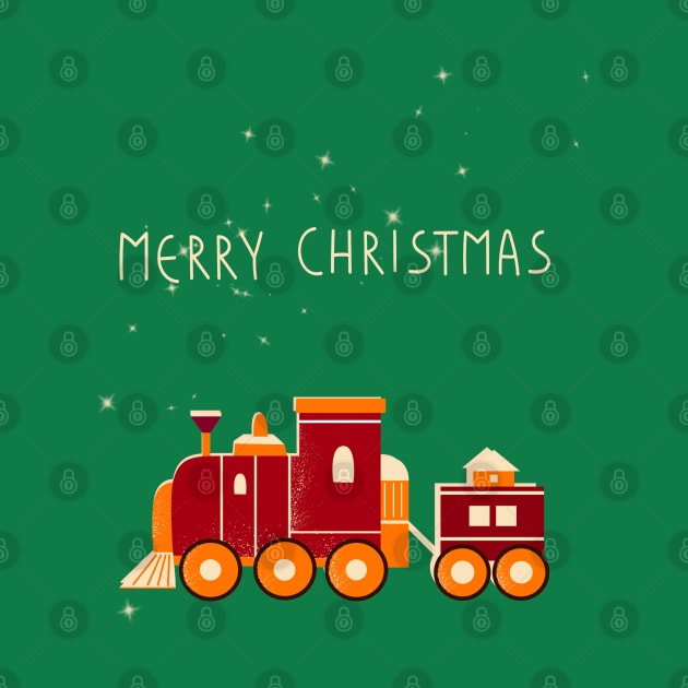 Christmas Train by Hispaniola-Fineart