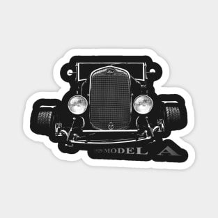 1929 Ford Model A, Hot Rod, black shirt Magnet