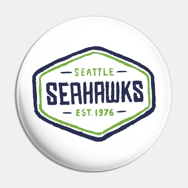 Seattle Seahaaaawks 15 Pin by Very Simple Graph