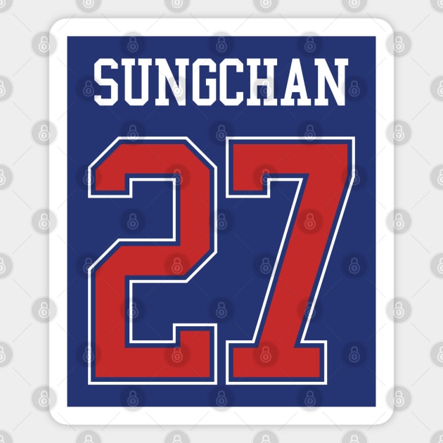 NCT U 90's Love SungChan 27 Hockey Jersey Design Pullover Hoodie