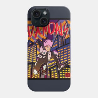 "VANDALS" Swinging in the city Phone Case