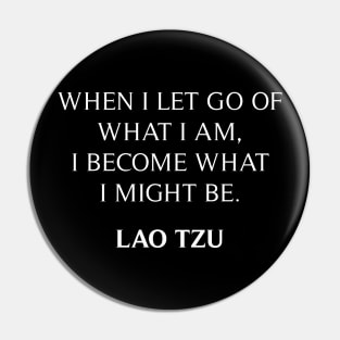 Lao Tzu's Quote Pin