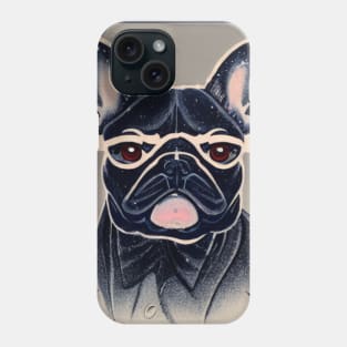 Coolest Blue French Bulldog Funny Dog Face Bulldog Dad in Christmas Phone Case