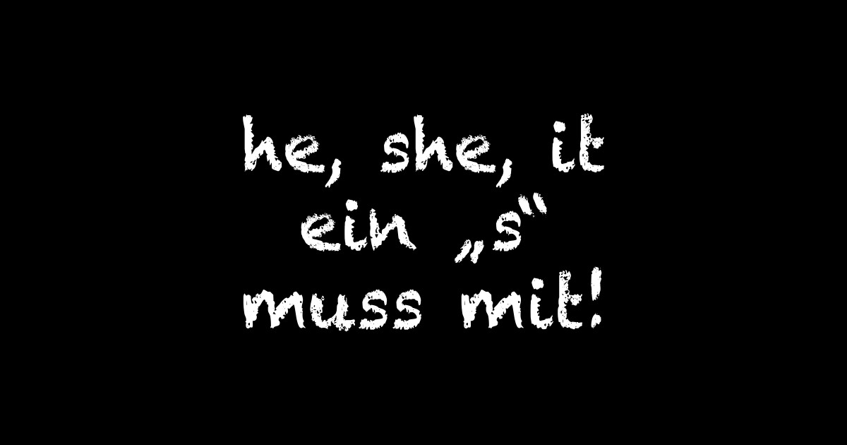 He She It Ein S Muss Mit Teacher Sticker TeePublic