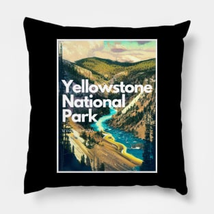 Yellowstone National Park hike - Wyoming USA Pillow