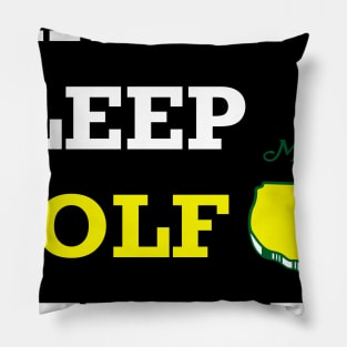 eat sleep golf Pillow