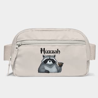 Snarky Sarcastic Raccoon Says "Huzzah" Bag