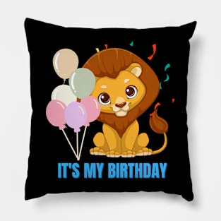 It's my birthday for kids Pillow