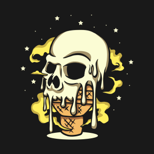 Creamy Skull on a Cone T-Shirt