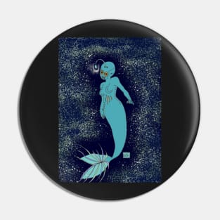 Mermaid Angler Fish Pin