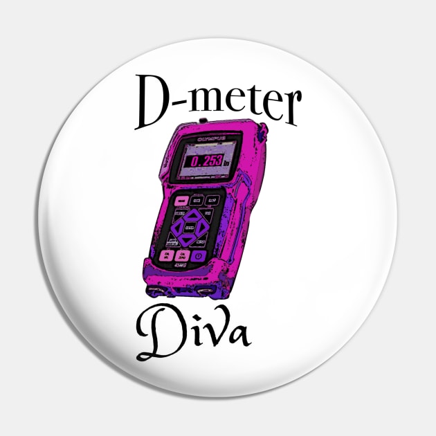 D-meter Diva Pin by Crude or Refined