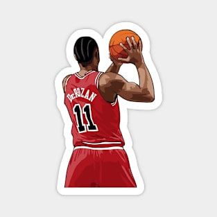 DeMar DeRozan Vector Back Magnet