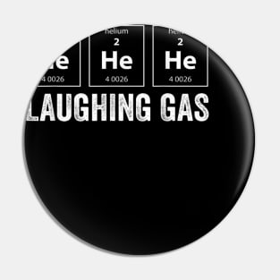 Funny Science Laughing Gas Helium T-Shirt Pin