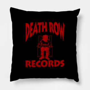 DEATHROWred Pillow