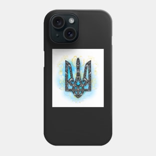 Ornate Ukrainian Trident Phone Case