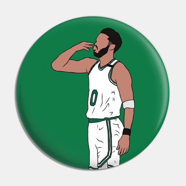 Jayson Tatum Kiss of Death Pin by rattraptees