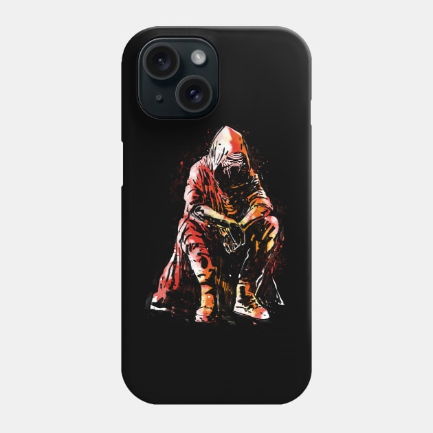 Sad warrior Phone Case by kharmazero