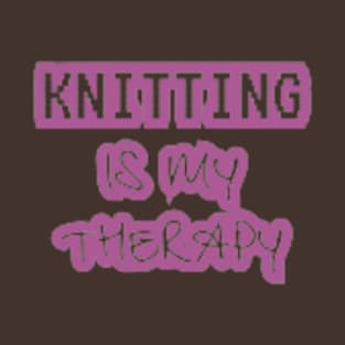 Knitting is my Therapy T-Shirt