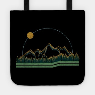 Nature Line Art Tote