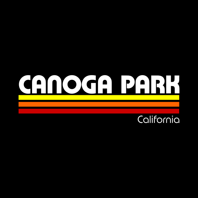Retro Canoga Park California by Styleuniversal