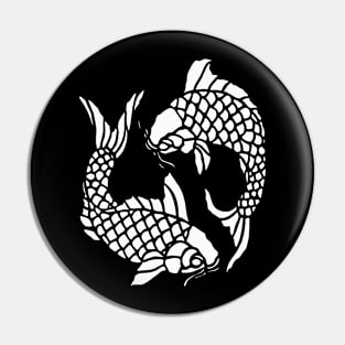 Koi Carp Fish Cut Out Pin