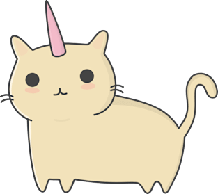 Kawaii Unicorn Cat Magnet