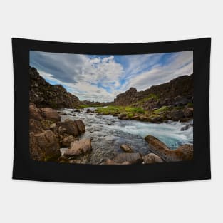 Stream, Thingvellir, Iceland Tapestry