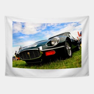 Classic British Sports Motor Car Tapestry