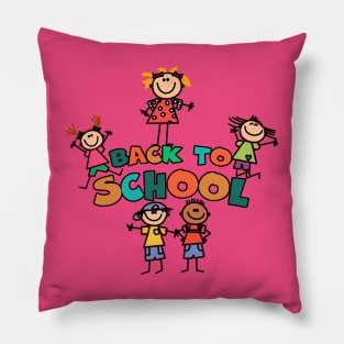 back to school design Pillow