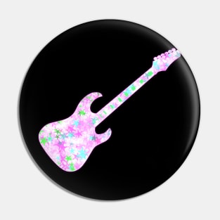 Cartoon Girlish Guitar Pin