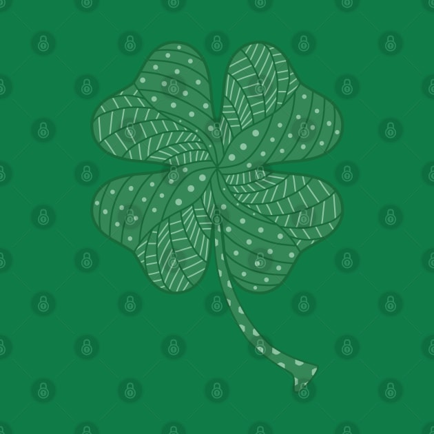 Irish Shamrock Pastel Design by KritwanBlue