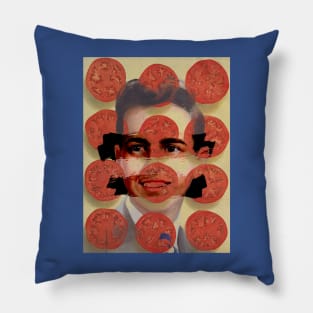 New Figure - Surreal/Collage Art Pillow