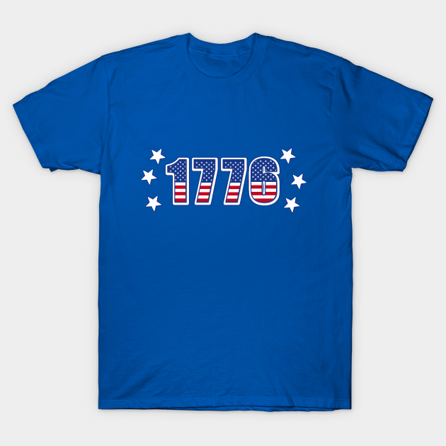 1776 Fourth of July American Flag - Fourth Of July - T-Shirt | TeePublic