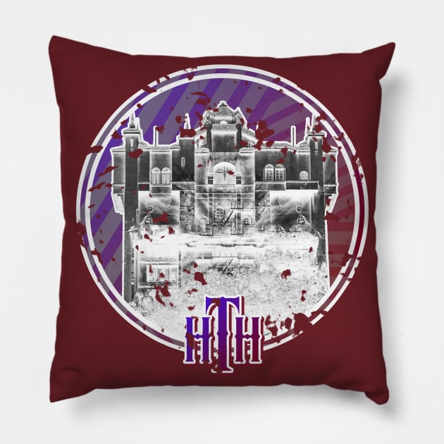 The Hollywood Tower Hotel Two-Sided Pillow by DevonDisneyland