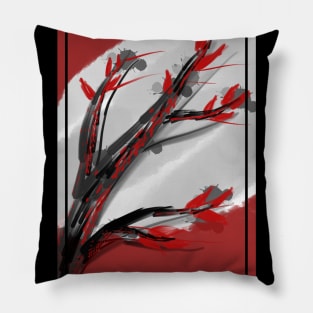 Tree Vision and the Sky - Expressionism Pillow