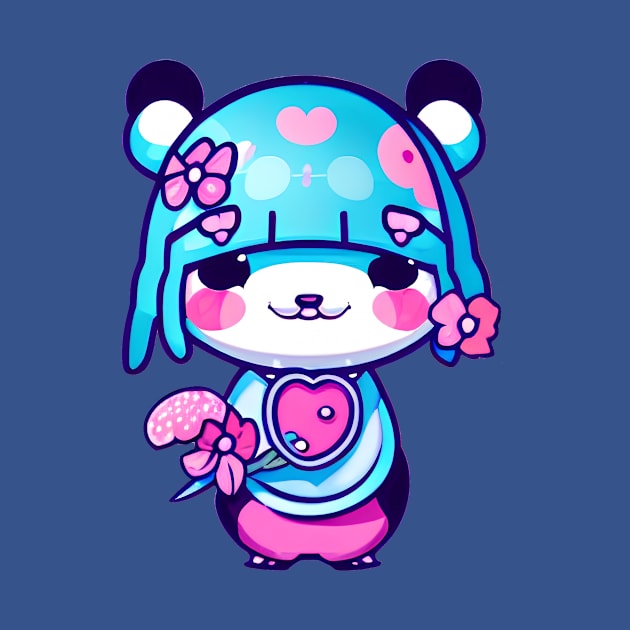 A CUTE KAWAI panda girl by mmamma030