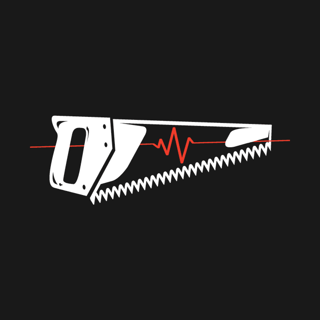 Carpenter heartbeat saw by HBfunshirts