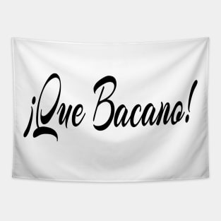 QUE BACANO - IN BLACK - FETERS AND LIMERS – CARIBBEAN EVENT DJ GEAR Tapestry