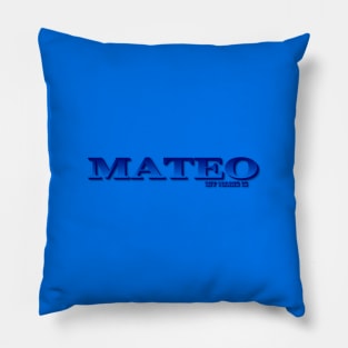 MATEO. MY NAME IS MATEO. SAMER BRASIL Pillow