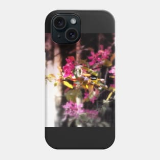 red Malus 'Radiant' crab apple blossoms #3 Phone Case