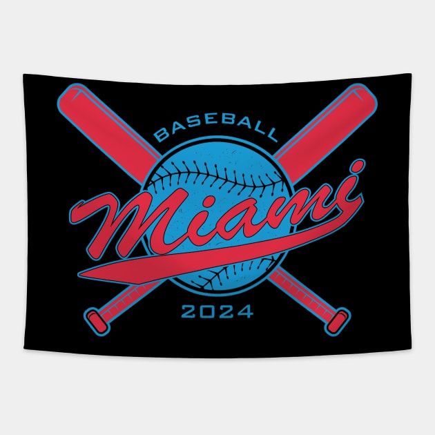 Marlins 2024 Tapestry by Nagorniak