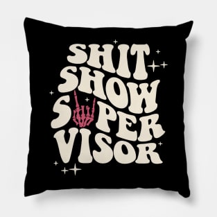 Shit Show Super Visor Pillow
