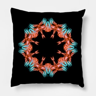 Red mandala Pillow