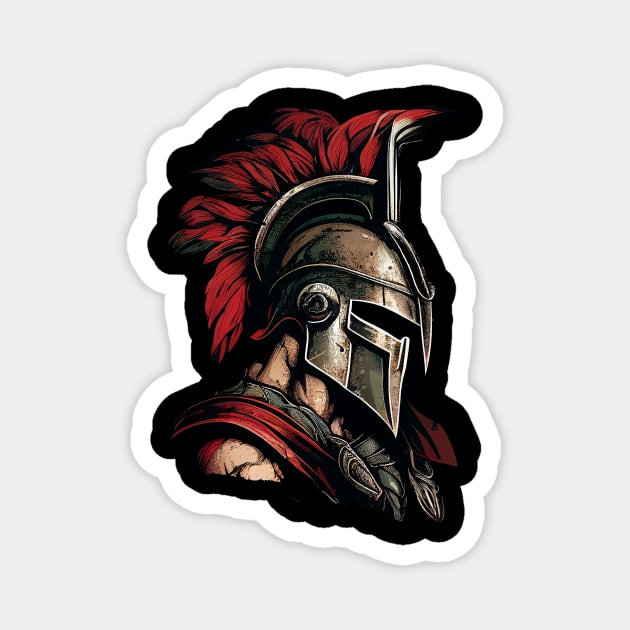 spartans never give up Magnet by SIM1