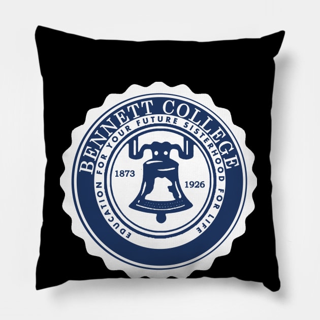 Bennett 1873 College Apparel Pillow by HBCU Classic Apparel Co