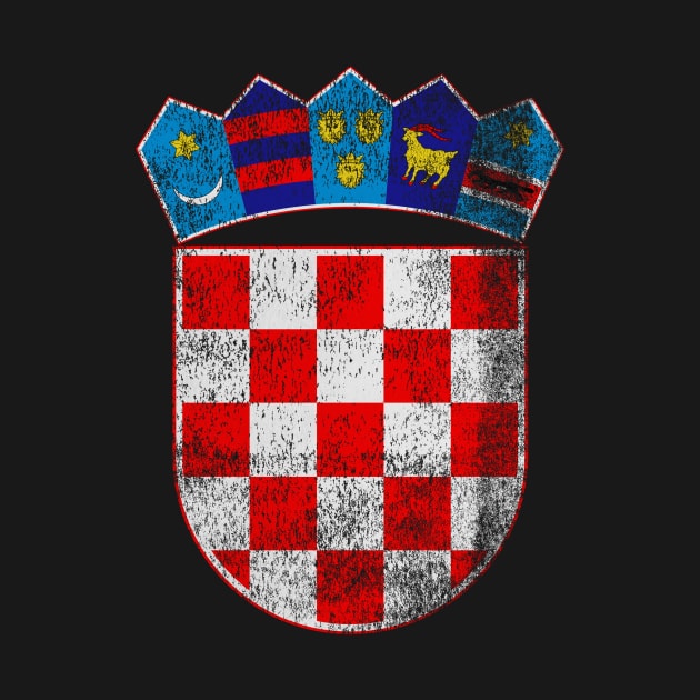 Croatian Coat of Arms Croatia Symbol by wiqmerch