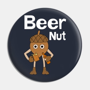 Beer Nut White Text Pin