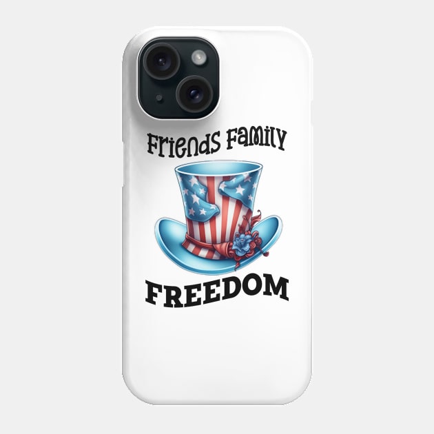 Patriot Hat of Unity Phone Case by coollooks